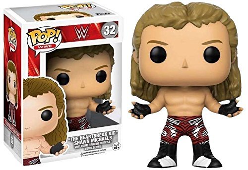 Funko Pop! WWE The Heartbreak Kid Shawn Michaels Exclusive Vinyl Figure (Bundled with Pop Box Protector CASE)
