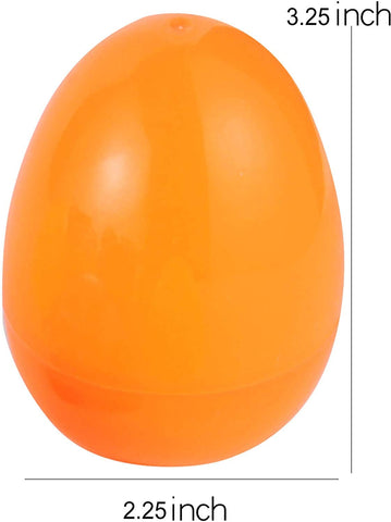 JOYIN 48 Pcs Prefilled Easter Eggs with Toys, filled Jumbo Easter Eggs, Pre Filled for Easter Basket Stuffers, Party Favors, Easter Egg Hunt, Classroom Events