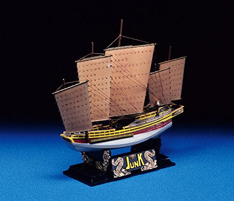 Aoshima Historical Sailing Ships No.5 Chinese Junk 1350 Model Kit(Japan Import)