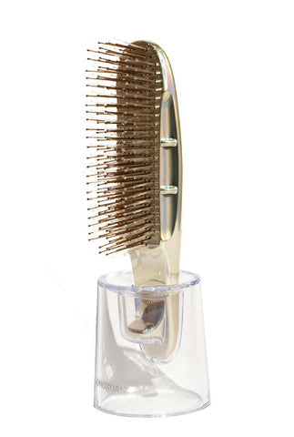 Xiaomoxuan Fairy Brush, Wet and Dry Detangling Hair Brush for Scalp, Massaging Brush with the Stand, Shampoo Brush Scalp Massager, Small Detangling Hair Brush Travel Size Detangler Brush for All Hair