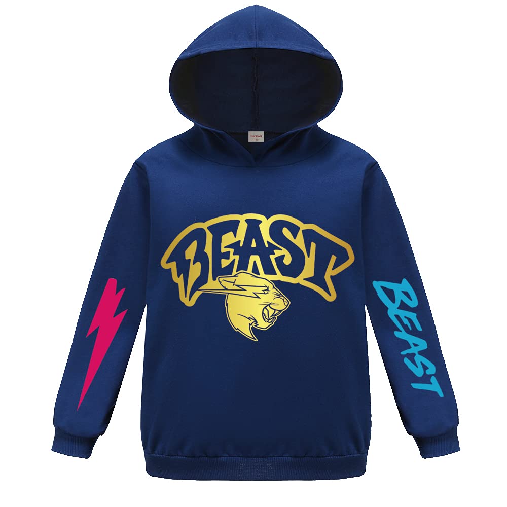 Forlcool Game Merch Kids Hoodie Long Sleeve Pullover Hooded Tops Sweatshirts for Boys (Navy Blue,11-12 Years,11 Years,12 Years)