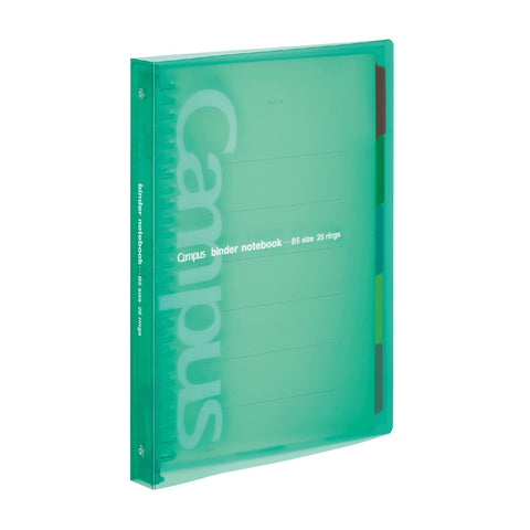 Kokuyo Campus slide binder notebook middle type green B5 Le-P333G (japan import)