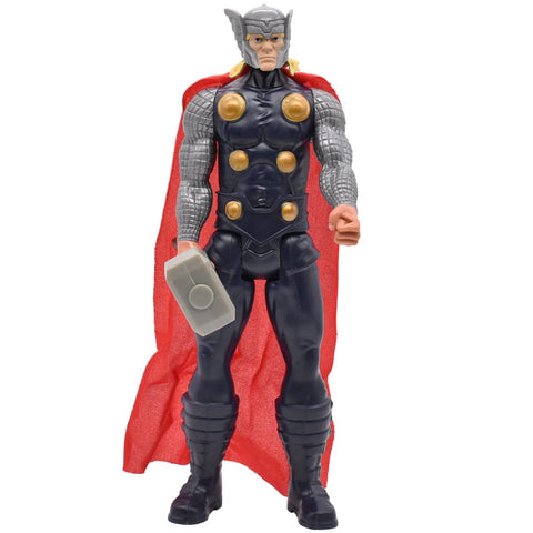 Hilloly Thor Figure, Marvel Avengers Titan Hero Series Thor Action Figure, 30-cm Thor Toys for Children Aged 4 and Up