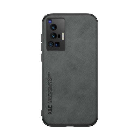 Kepuch Silklike Case for Vivo X70 Pro - Cover Bumper Built-in Metal Plate for Vivo X70 Pro - Black