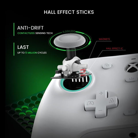GameSir Wired Controller, G7 SE Gaming Gamepad for Xbox One, Xbox Series X|S & Windows with Hall Effect Joysticks/Hall Trigger