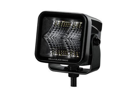 HELLA 1FA 358 176-841 LED-Spotlight - Black Magic Cube 2.7'' - 12/24V - mounting/Bolted - Short distance lighting - Cable: 500mm - Plug: DEUTSCH plug