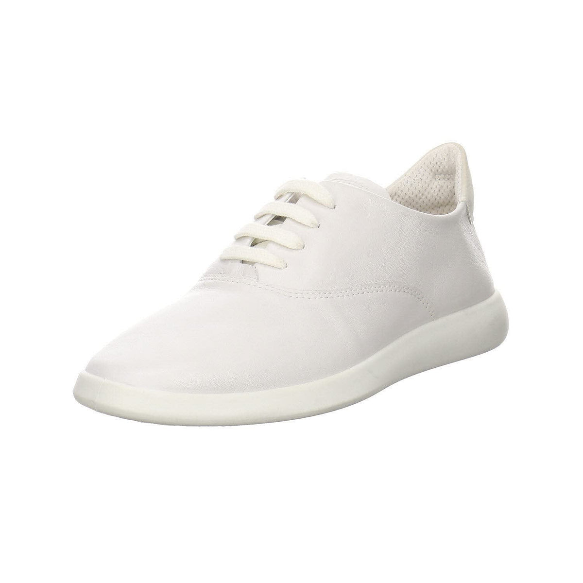 ECCO Women's Minimalist Lace Sneaker, White/Shadow White, 10-10.5