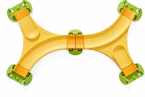HABA Kullerbu Swing Switch Rails - Two Curved Switch Tracks for Kullerbu Balls and Vehicles