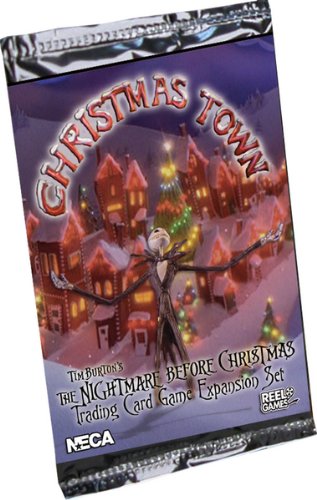 Nightmare Before Christmas " Christmas Town" Booster Pack Trading Card Game Expansion Set
