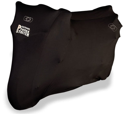 Oxford - Protex Stretch Indoor Motorcycle Protective Cover, Black (CV171) Medium (90.16" L x 38.98" W x 49.22" H)