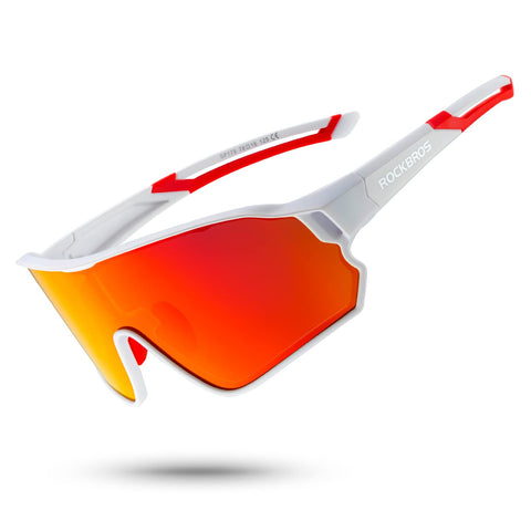 ROCKBROS Polarized Sunglasses Sport Sunglasses UV 400 Protection TR90 Frame Riding Ski Goggles Eyewear for Outdoor Sports Cycling Running Climbing Fishing Driving Snowboarding