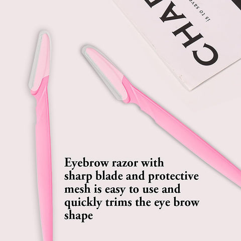 Eyeliner Pencil Set, Smudge Proof Waterproof Eyeliner Pencil for Long Lasting Makeup, [5-in-1] Eyeliner *1; Eyebrow Stencil *3; Eyebrow Razor *1, Black - Ideal for Women; #-0113061