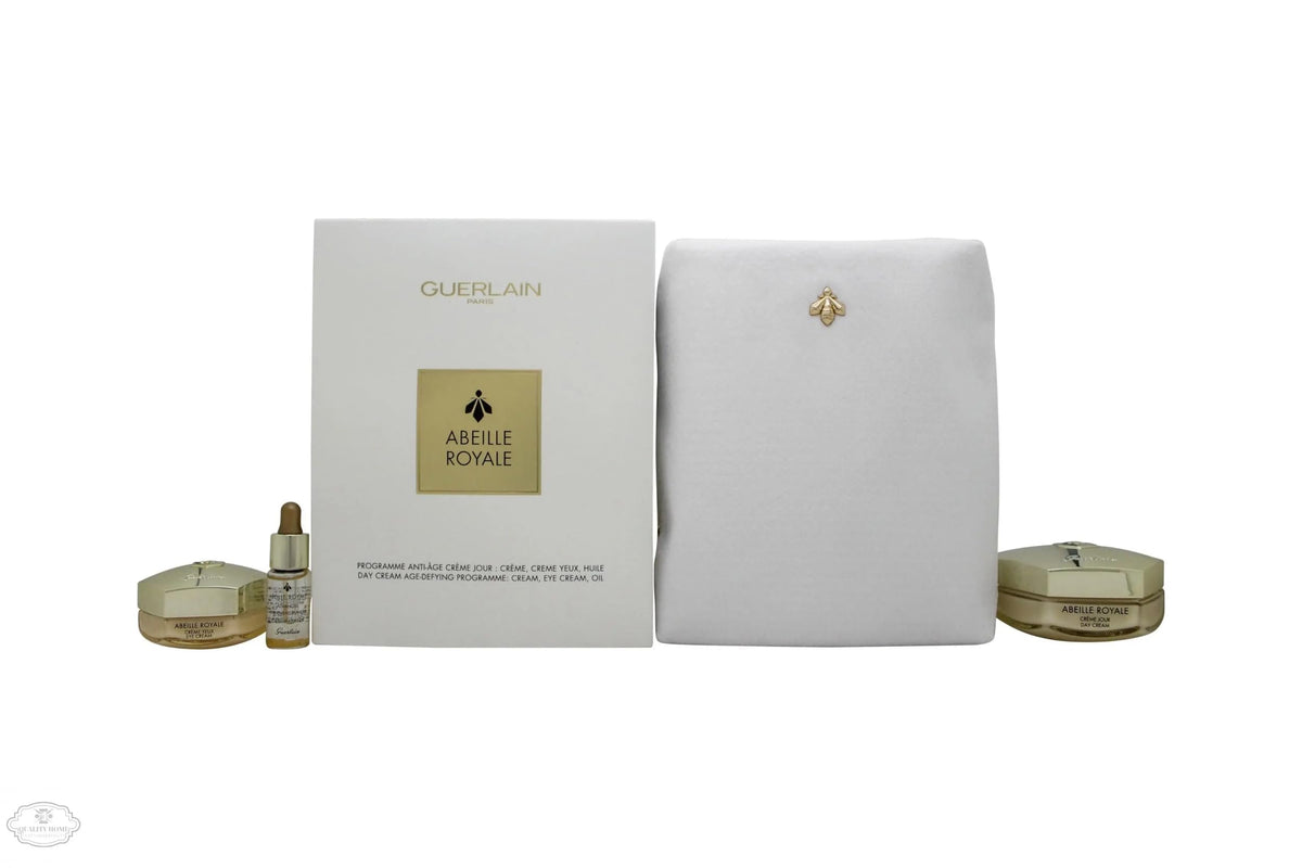 GUERLAIN ABEILLE ROYALE CREME JOUR 50ML+EYE 15ML + MINI OIL + POUCH