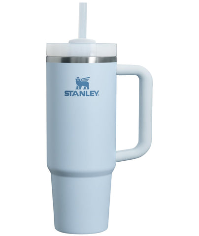 Stanley Quencher H2.0 FlowState Stainless Steel Vacuum Insulated Tumbler with Lid and Straw for Water, Iced Tea or Coffee, Smoothie and More, Glacier, 30 oz / 0.89 L