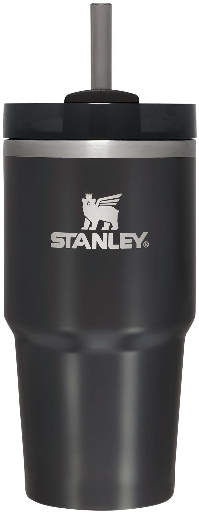 STANLEY Quencher H2.0 FlowState Stainless Steel Vacuum Insulated Tumbler with Lid and Straw for Water, Iced Tea or Coffee, Smoothie and More, 10-10826-029, Charcoal Glow