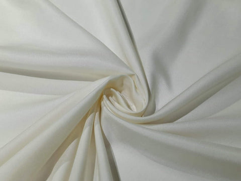 100% Pure Silk Original Double Horse Boski White Ivory Color Fabric 36" Wide [9182] Custom-Dyed 65 Grams
