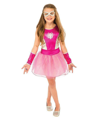 Rubie's Official Marvel Pink Spider-girl Costume Child Large L
