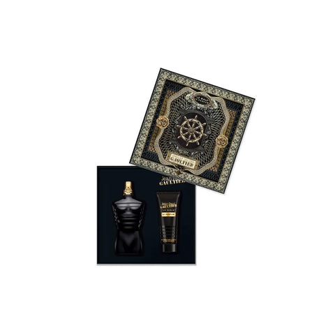 Jean Paul Gaultier Le Male Perfume Mens Gift Set - Eau de Parfum Spray 125 ml + JPG Shower Gel 75 ml - HARD BOX