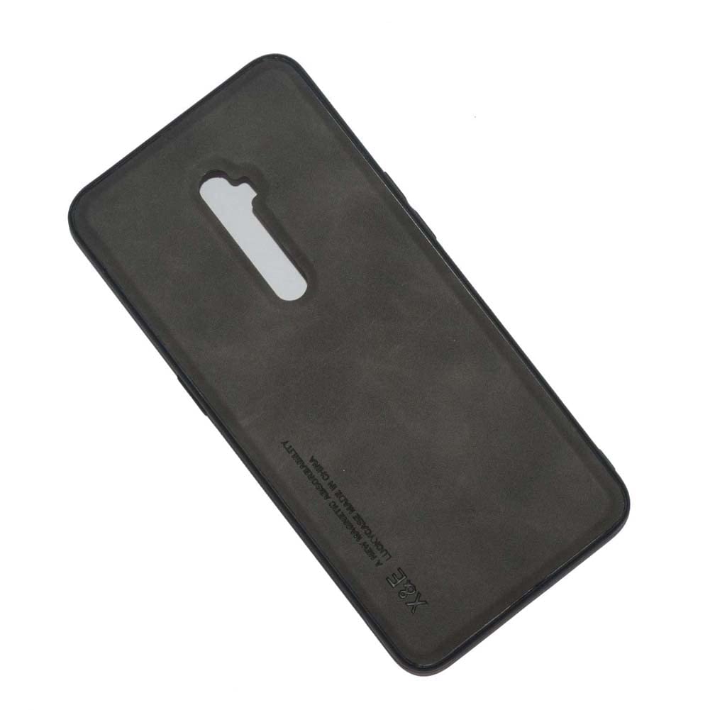 Kepuch Silklike Case for Oppo Reno 10X Zoom - Cover Bumper Built-in Metal Plate for Oppo Reno 10X Zoom - Black