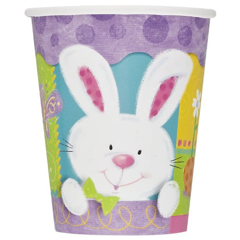 Unique Easter Patchwork Bunny Party Cups, 8 Ct.