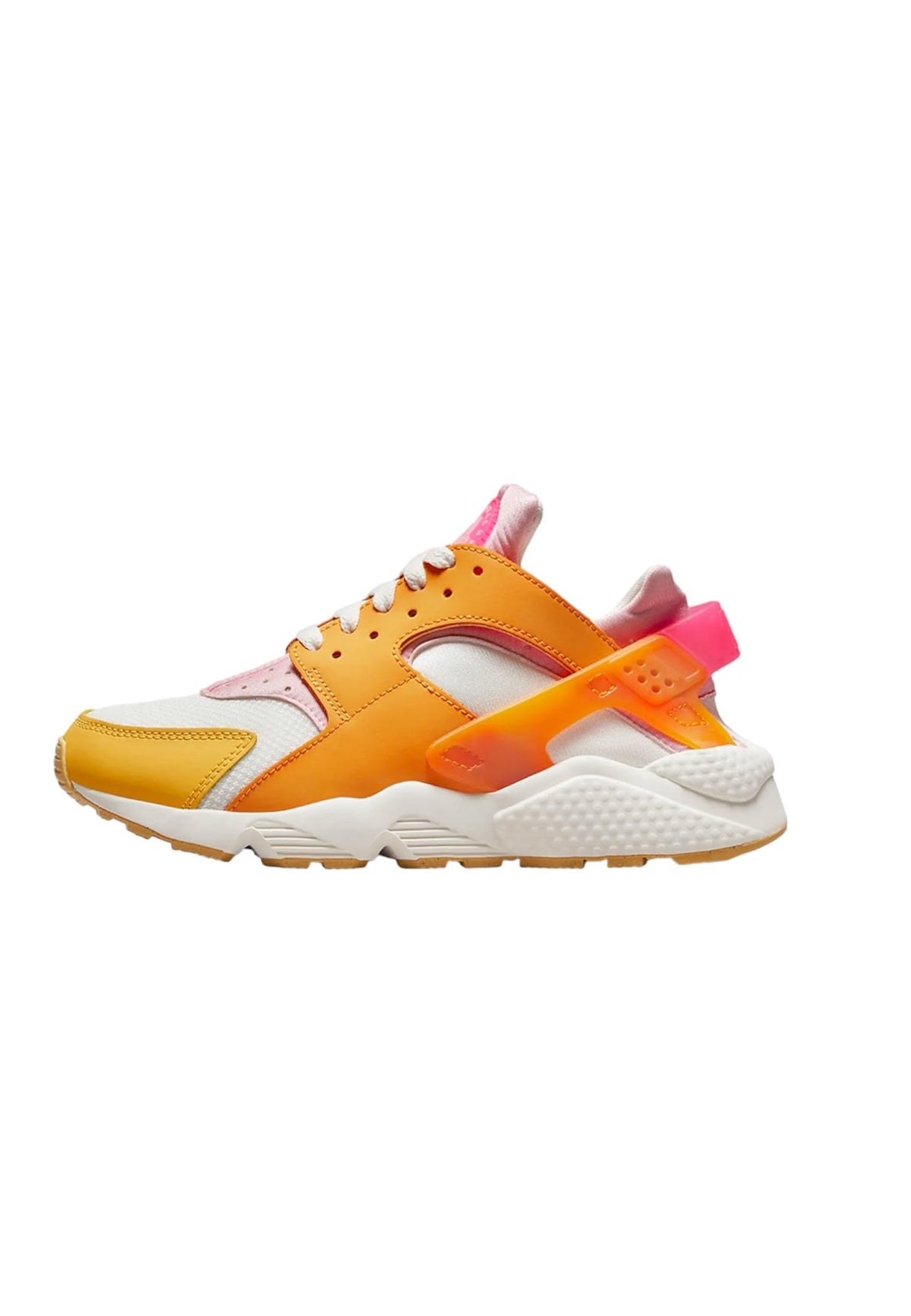 Nike Women's Air Huarache Summit White/Hyper Pink-Solar Flare (DX2674 100) - 7.5
