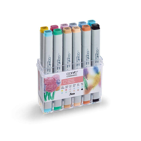 Copic Marker 12pc - Pastel Colors, Multi Color, CZ COP 20075704