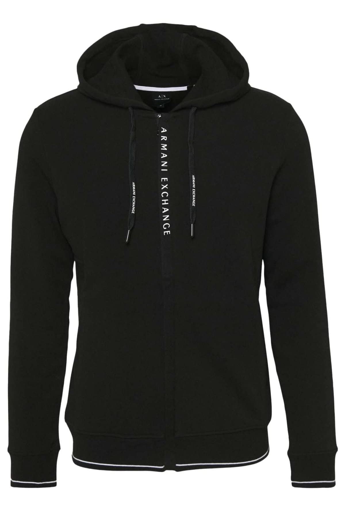 Armani Exchange Men's French Terry Hoodie, Black (Black 1200), XX-Large