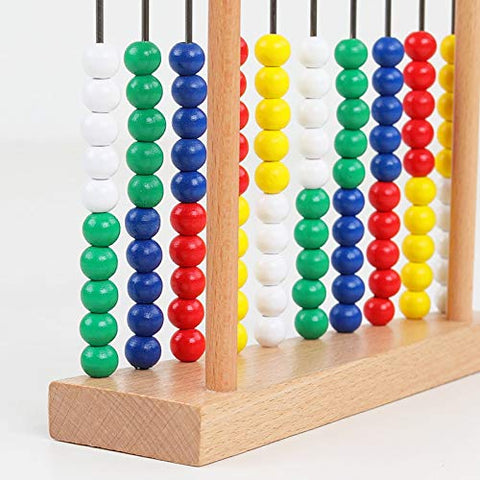 DANNI Gudong Math Calculation Frame Arithmetic Early Learning Toys Montessori Children Wood Abacus Math Addition Subtraction Educational Toy