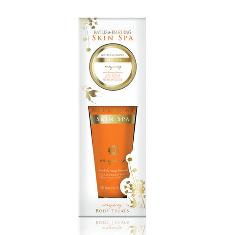 Baylis & Harding Small Bathing Essentials Set, Skin Spa Energising, Neroli and Orange Blossom