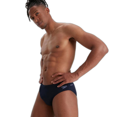 Speedo mens Eco Endurance+ 7cmSwimming Briefs, Navy, 30