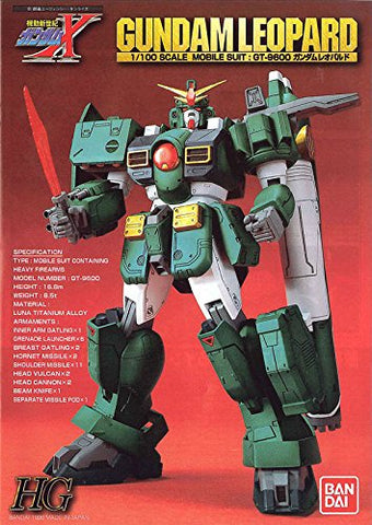 Gundam X: 03 GT-9600 Leopard 1/100 HG Scale Model Kit