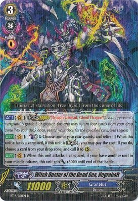 Cardfight!! Vanguard TCG - Witch Doctor of the Dead Sea, Negrobolt (BT17/051EN) - Booster Set 17: Blazing Perdition ver.E