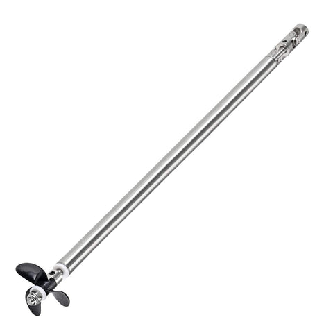 uxcell 4mm Drive Shaft, L250mm Shaft, L200mm Sleeve, D36mm Propeller, Fit for 2mm Motor Shaft