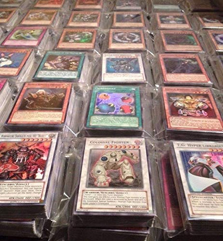 Konami Mega Lot of 1000 Assorted Yugioh Cards