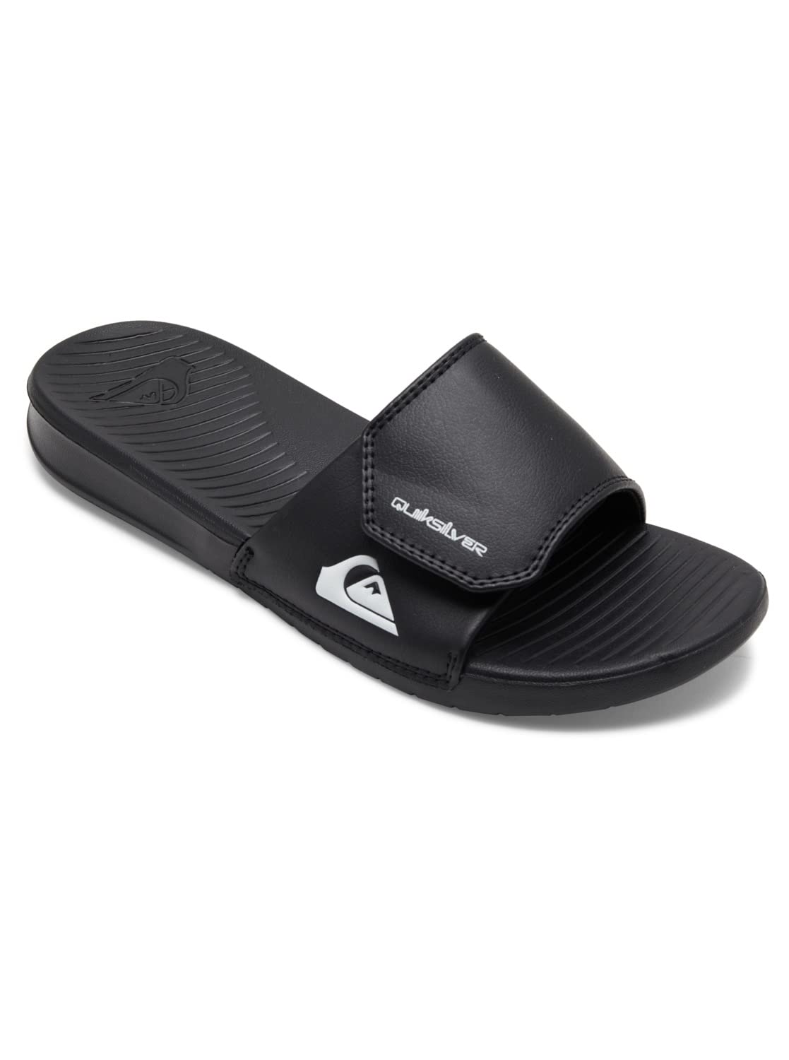 Quiksilver Men's Bright Coast Adjust Open Toe Sandals, Black Black White Black Xkwk, 9
