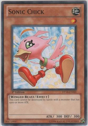 Yu-Gi-Oh! - Sonic Chick (DP10-EN001) - Duelist Pack 10: Yusei Fudo 3 - Unlimited Edition - Common