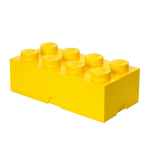 Lego Batman Storage Brick 8 Bright Yellow