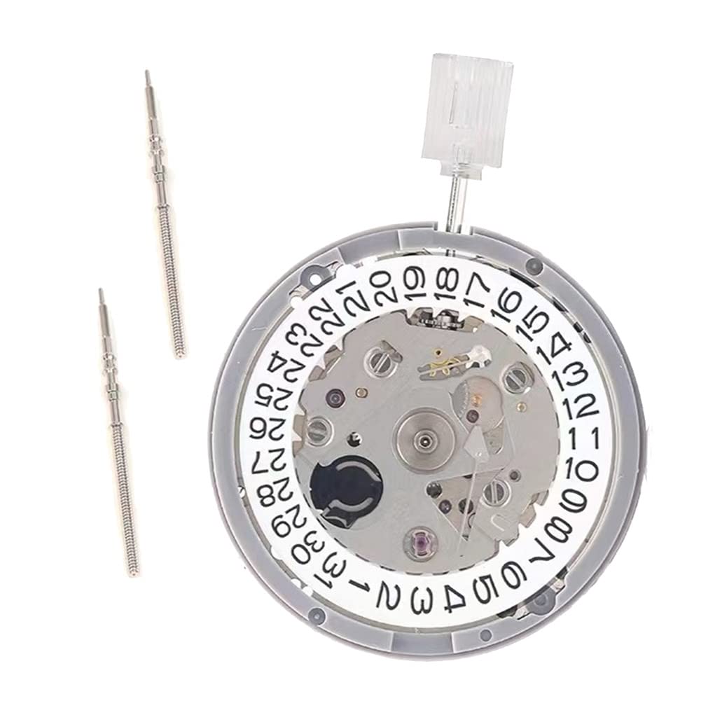 Hopbucan NH35A NH35 Movement High Accuracy Mechanical Watch Movement Date at 3 Datewheel 24 Jewels Automatic Self-Winding