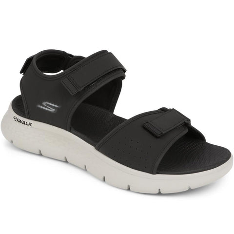 Skechers Men's Go Walk Flex Sandal, Black, 10