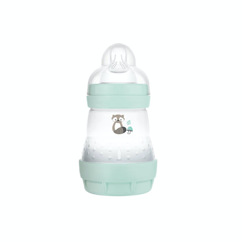 MAM Easy Start Anti-Colic Bottle (160 ml), Baby Bottle Ideal for Breastfeeding Mixed, Teat 1, Vented Base, Anti-Colic