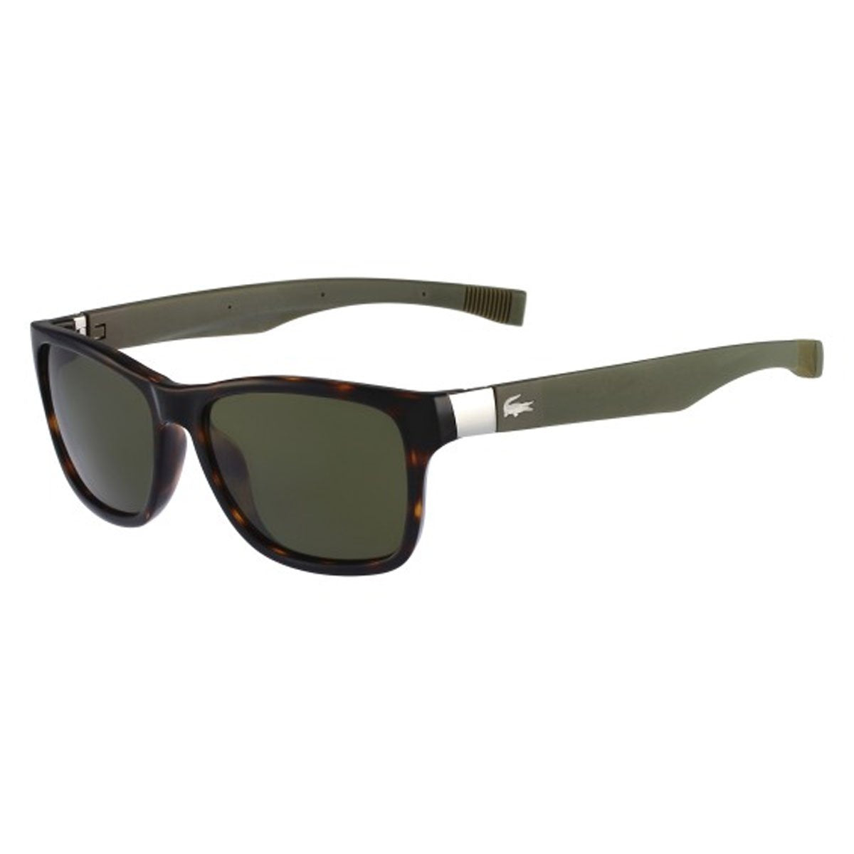 Lacoste Sunglasses L737S214 Havana/Green, Havana/Green, 55 mm