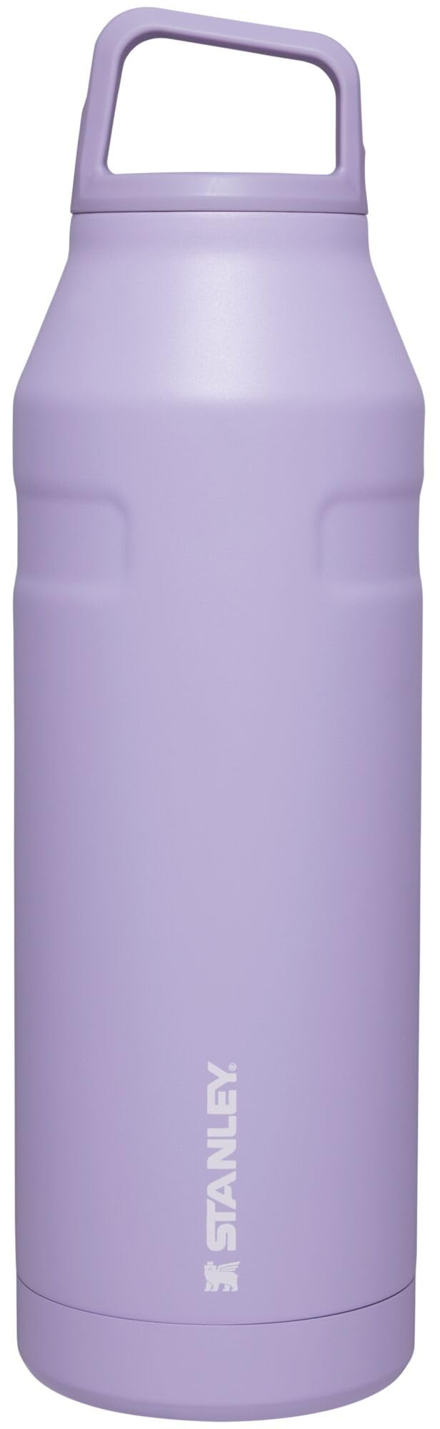 Stanley IceFlow Cap and Carry Water Bottle 50 oz | Wide Mouth Twist Lid | Lightweight and Leakproof for Travel and Sports | Insulated Stainless Steel | BPA-Free | Lavender