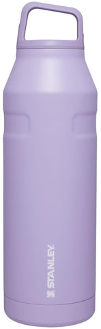 Stanley IceFlow Cap and Carry Water Bottle 50 oz | Wide Mouth Twist Lid | Lightweight and Leakproof for Travel and Sports | Insulated Stainless Steel | BPA-Free | Lavender