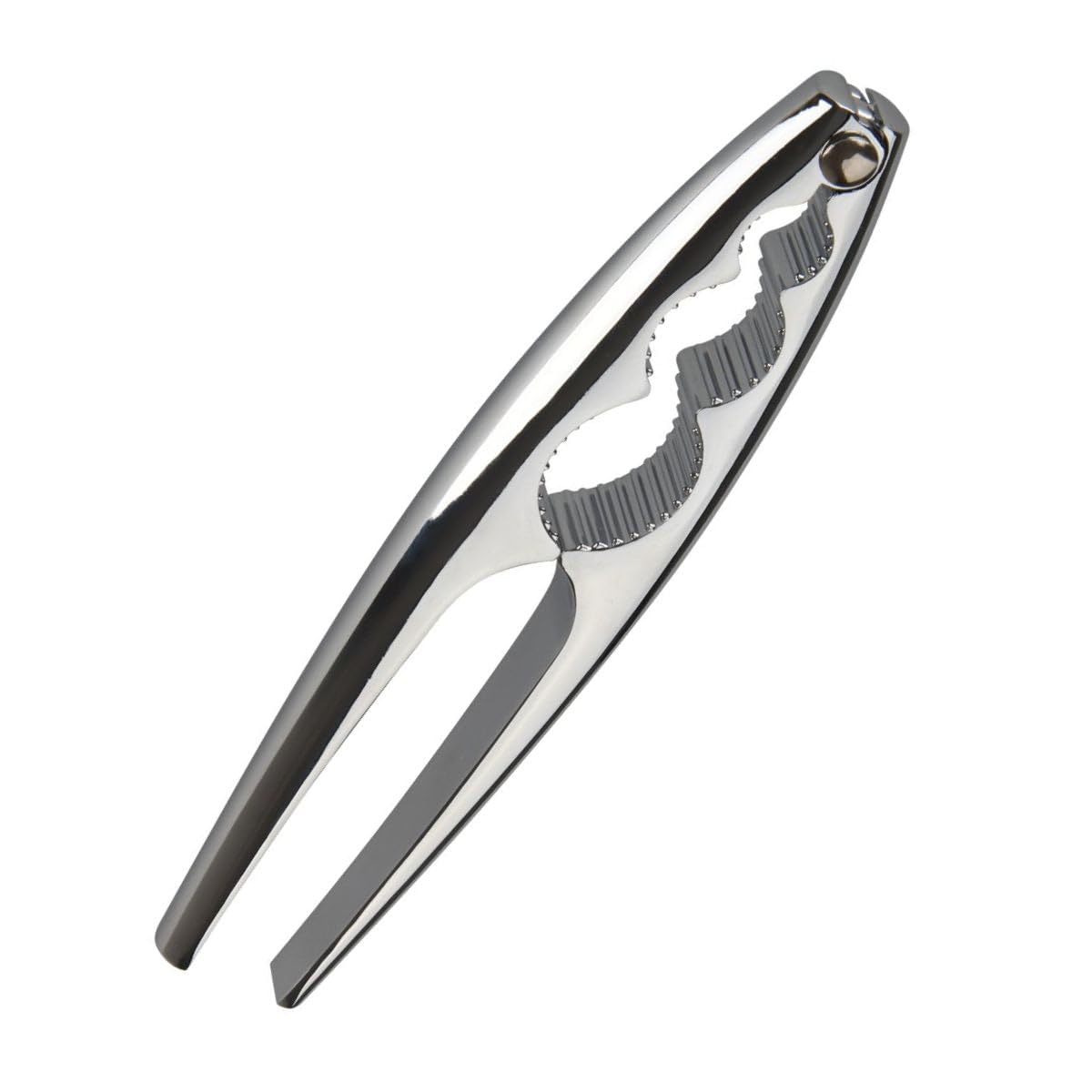 Fackelmann 48218 Premium, Nut Cracker, Chrome-Plated Steel, Silver, 17.5 x 4 x 1.2 cm, Grey, 17,5 x 4 x 1,3 cm