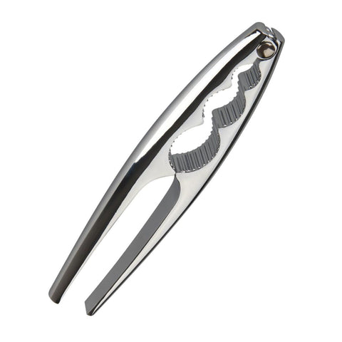 Fackelmann 48218 Premium, Nut Cracker, Chrome-Plated Steel, Silver, 17.5 x 4 x 1.2 cm, Grey, 17,5 x 4 x 1,3 cm