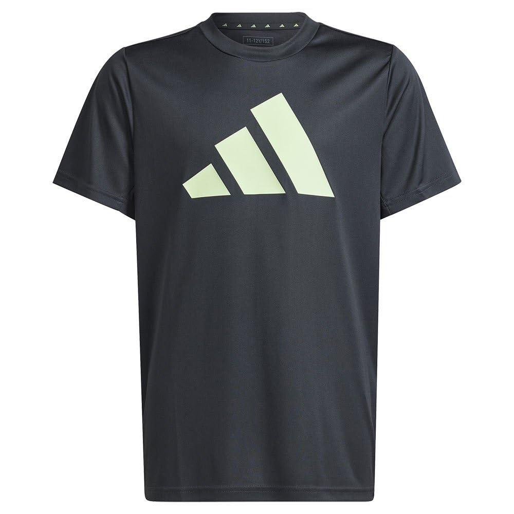 adidas Unisex Kids Unisex Train Essentials Aeroready Logo Regular Fit T-Shirt, 7-8 Years