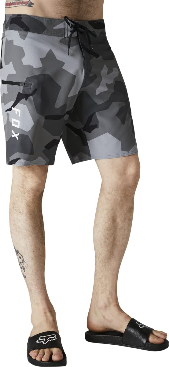 Fox Racing Men's Overhead 18" Boardshort Board Shorts, Black Camo 2, 32