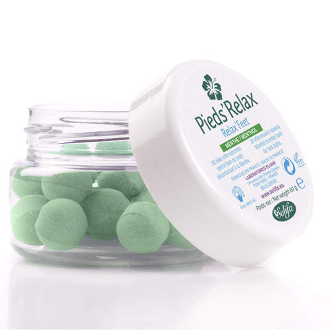 PIEDSÃƒÆ’Ã†â€™Ãƒâ€šÃ‚Â¢ÃƒÆ’Ã‚Â¢ÃƒÂ¢Ã¢â€šÂ¬Ã…Â¡Ãƒâ€šÃ‚Â¬ÃƒÆ’Ã‚Â¢ÃƒÂ¢Ã¢â€šÂ¬Ã…Â¾Ãƒâ€šÃ‚Â¢RELAX (MINT) - Foot Bath Treatment - 20 Effervescent Marbles with Calming and Refreshing Essential Oils - Origin: France