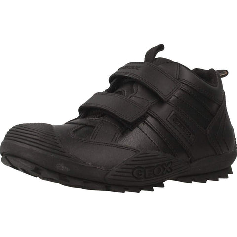 Geox boys Jr Savage 10 Sneaker, Black Oxford, 28 EU (10.5 M US Little Kid)