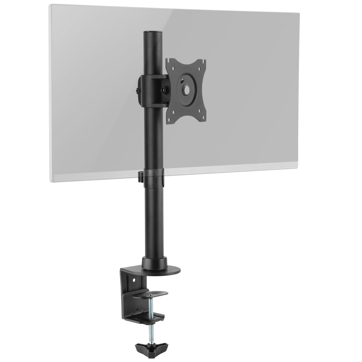RICOO Single Monitor Stand Tilt TS7011 Swivel 13-29 Inch Universal VESA 75x75 100x100 Mount also Curved Screens Computer Monitor Bracket